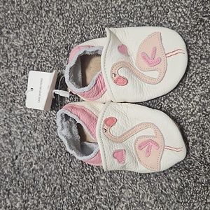 Baby Flamingo slip on shoes bnwt